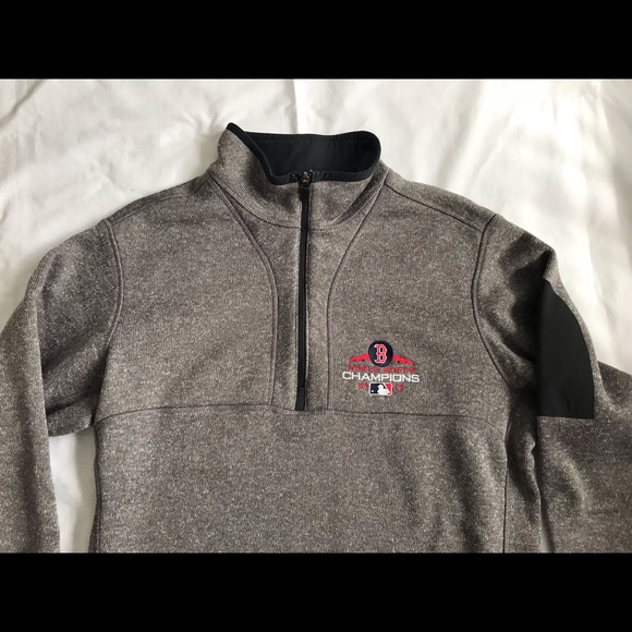 Mens Size M Boston Red Sox Fleece Pullover - Picture 2 of 10